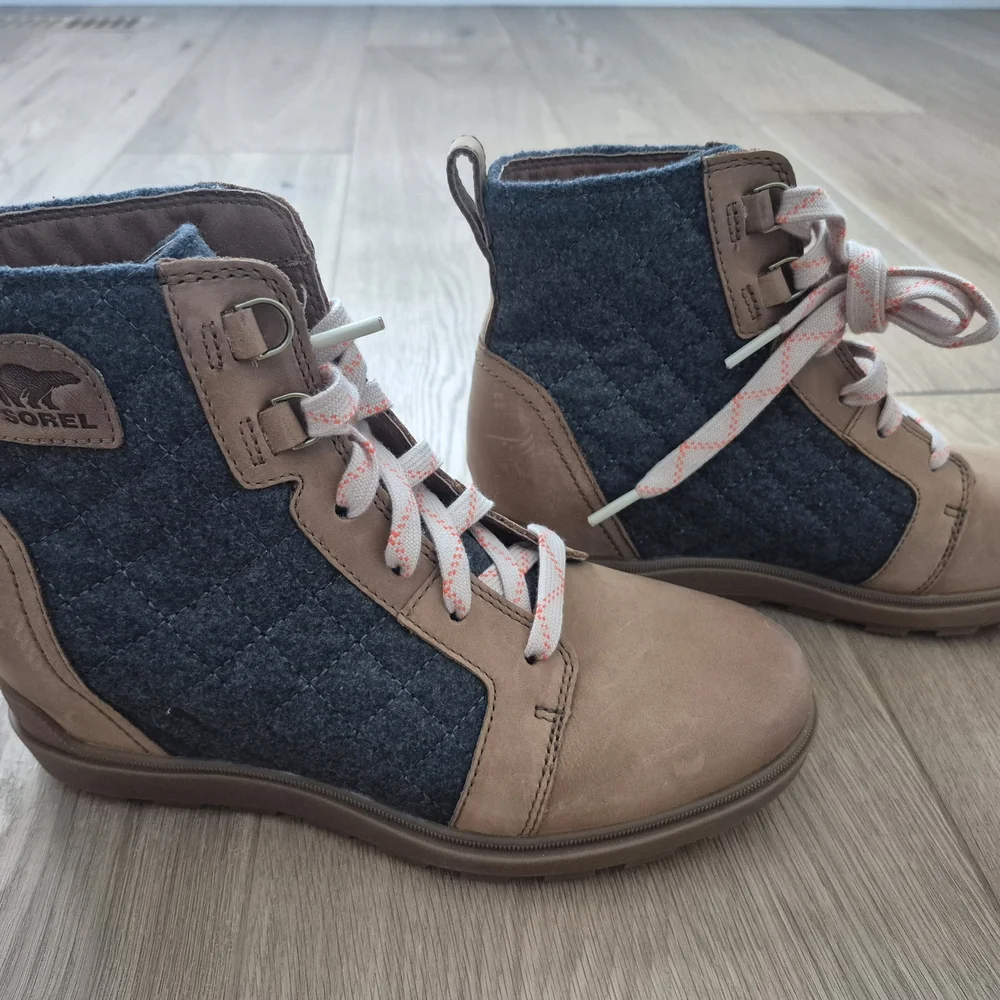 Sorel Evie 2 NW Lace Velvet Tan - Picture 2 of 7